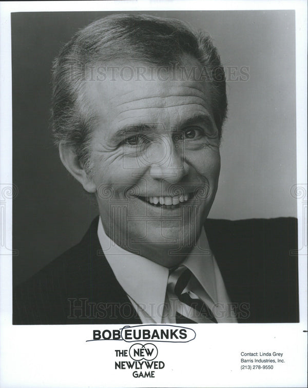 Press Photo Bob Eubanks American Television Radio Host The Newlywed Ga