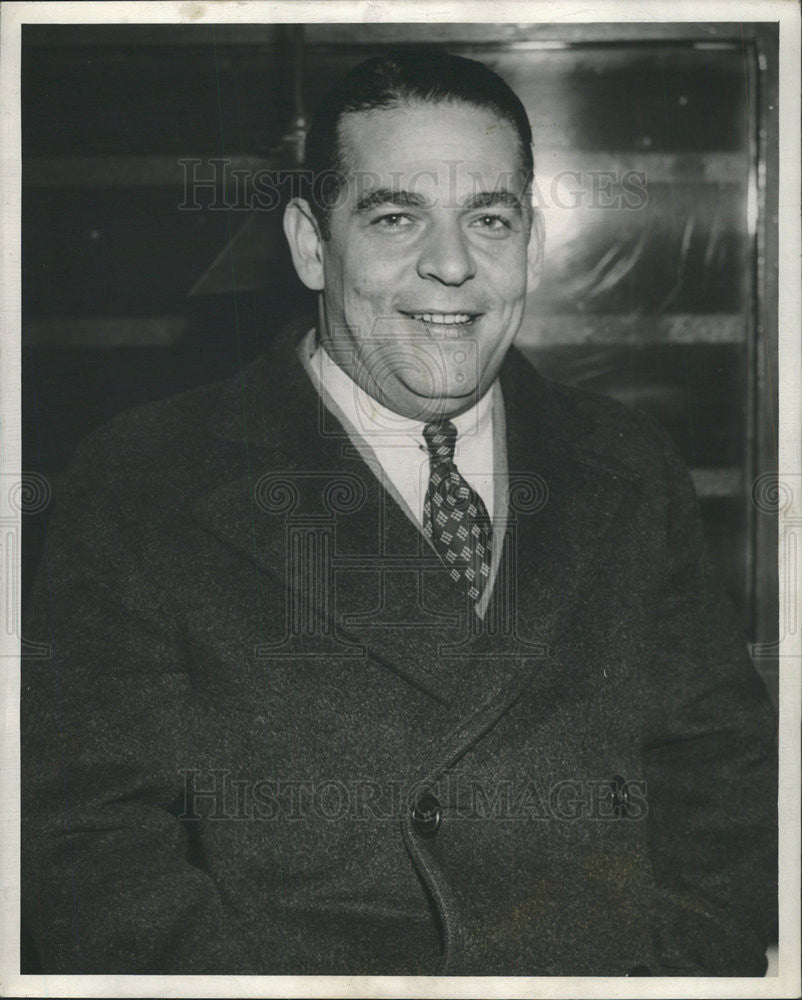 1940 Press Photo Frederick L. Mandel Jr. New Owner Detroit Lions - Historic Images
