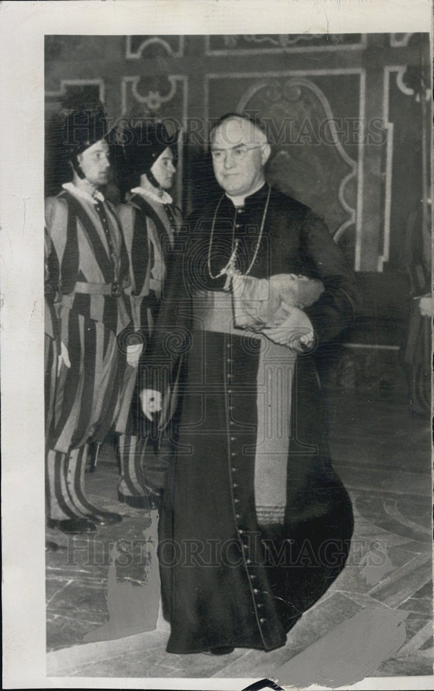 1950 Press Photo American Bishop Gerald P. O'hara Espionage - Historic Images