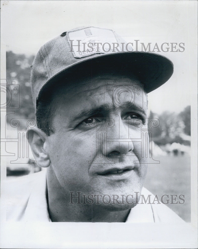 1965 Press Photo Carl Joseff  coach of the Detroit Lions - Historic Images