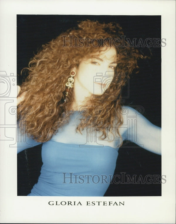 Cuban American singer Gloria Estefan Vintage Photo Print - Historic Images