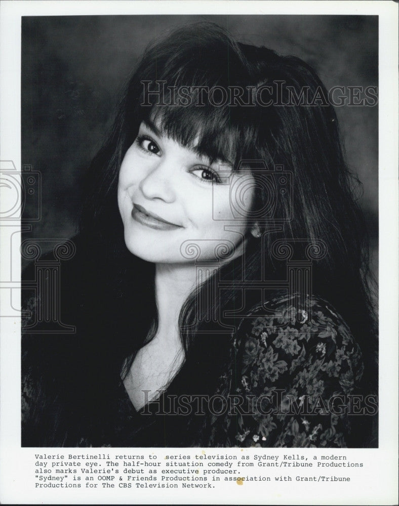 Press Photo Valerie Bertinelli "Syndey" Film Television Actress - Historic Images
