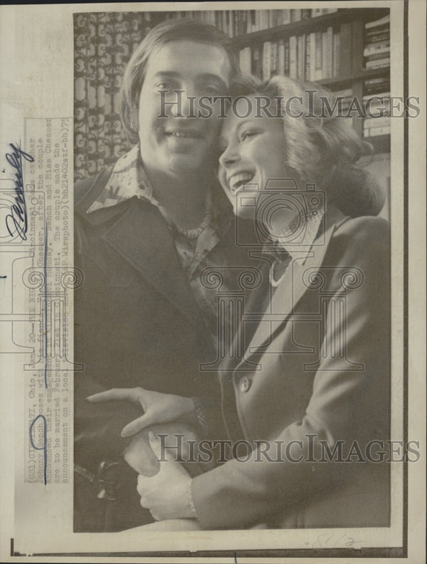 Johnny Bench and then wife Vickie Chesser in 1975