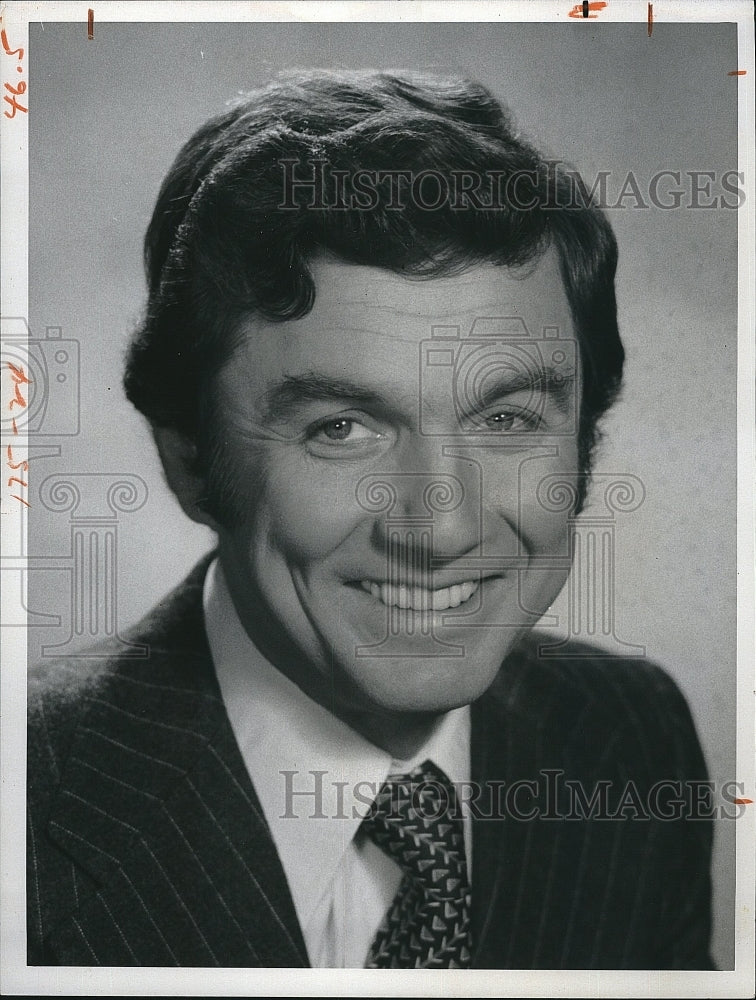 1975 Press Photo Art James American Game Show TV Television Host - Historic Images