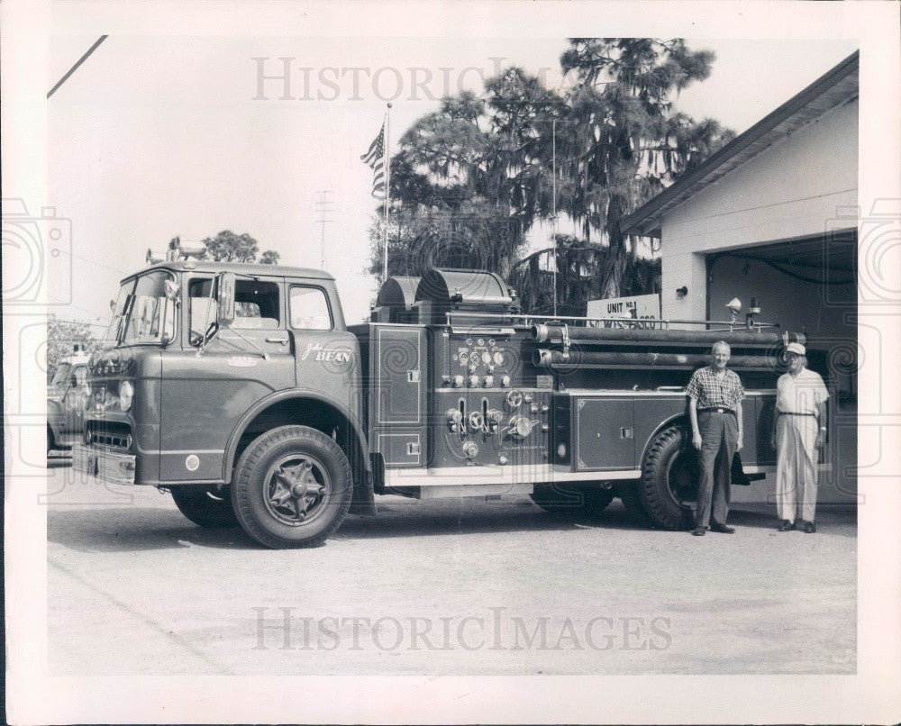 1968 SW Pasco County Florida Volunteer Fire Dept Press Photo - Historic Images