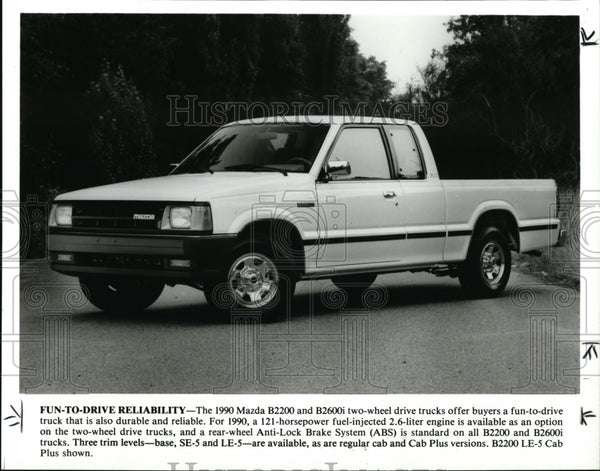 1991 Press Photo 1990 Mazda B2200 - cva99899 - Historic Images