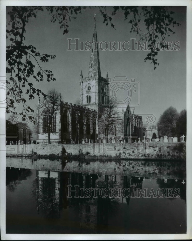 Press Photo Holy Trinity Church-Stratford Upon Avon England - cvb24021 - Historic Images