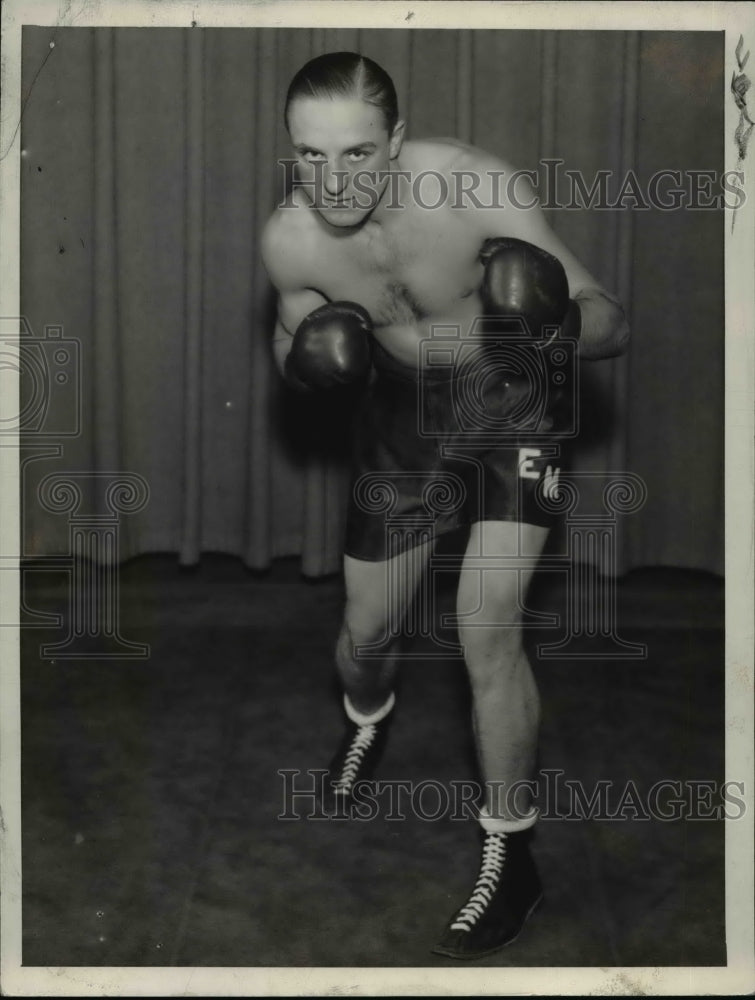 1925 Press Photo Boxer Corney Kunath - Historic Images