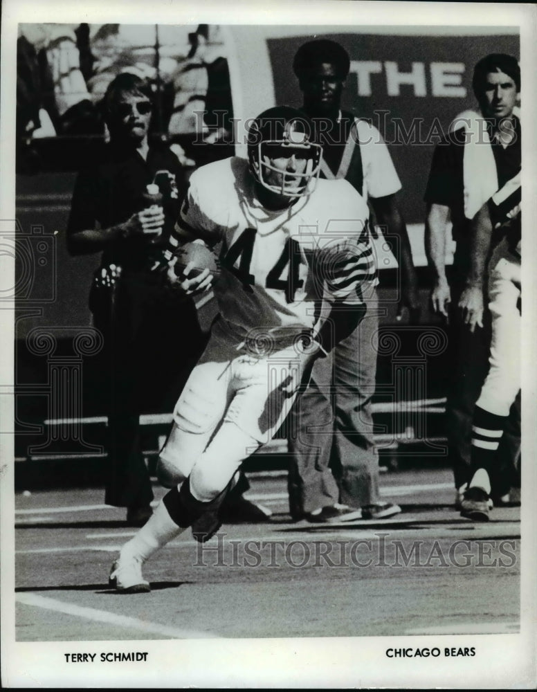 Press Photo Terry Schmidt Chicago Bears - cvb62756 - Historic Images