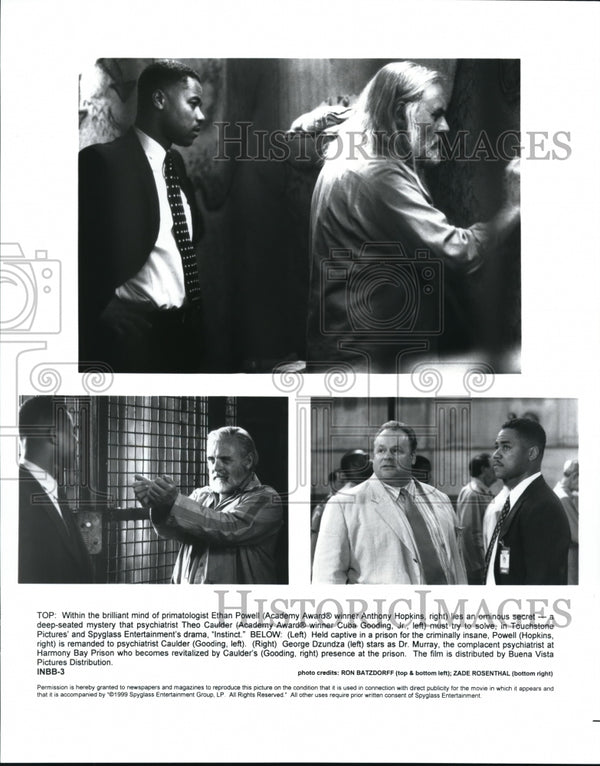 Anthony Hopkins And Cuba Gooding Jr Movies 1999 Anthony Hopkins Cuba Gooding Jr. George Dzundza in Instinct