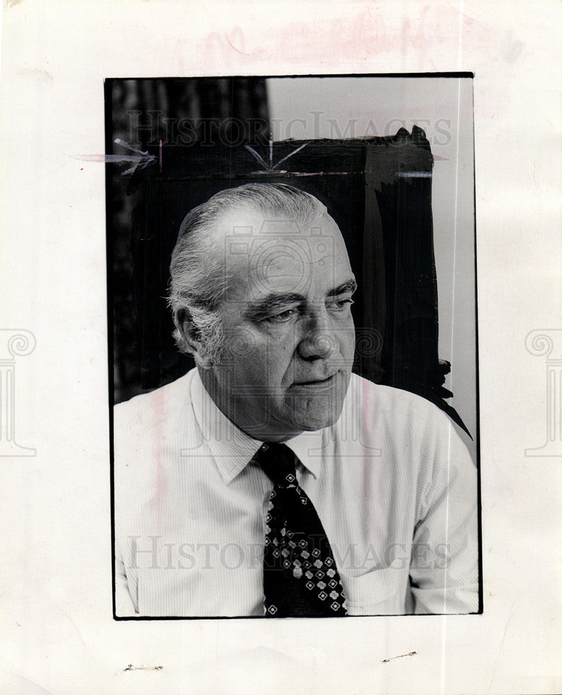 1973 Press Photo Don McCafferty Football Coach Detroit - Historic Images