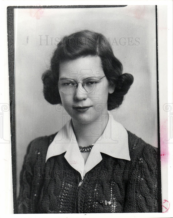 Press Photo Maryann Mahaffey Detroit city council Historic Images