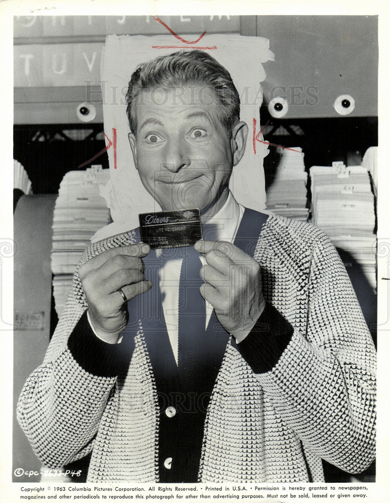 1963 Press Photo Danny Kaye American actor comedian - Historic Images