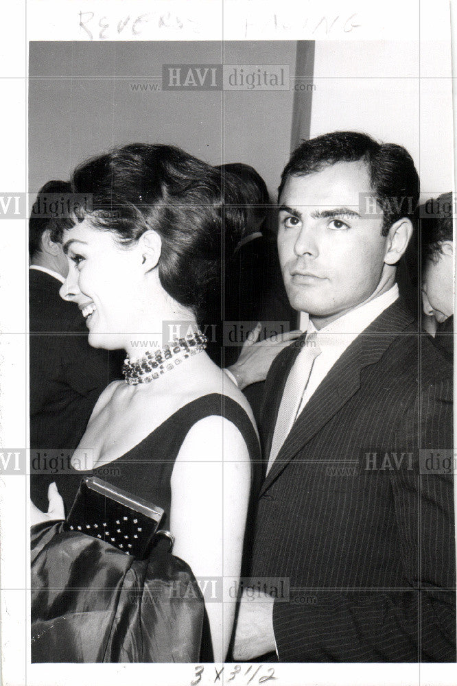 1961 Press Photo John Saxon American actor Vicky - Historic Images