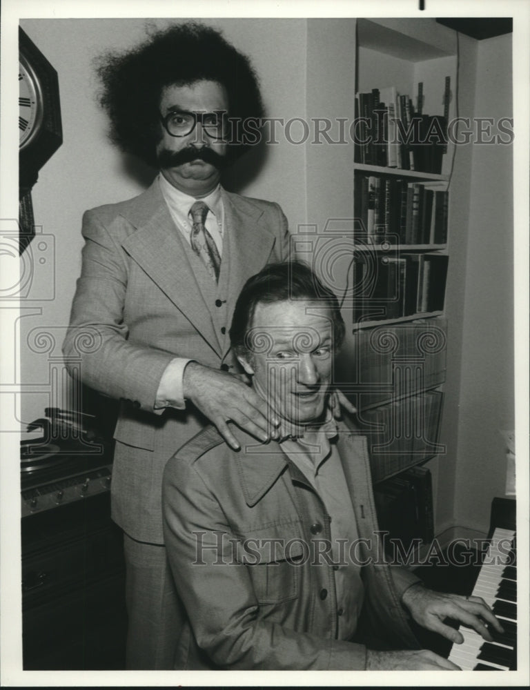 1975 Press Photo Gene Shalit with Max Morath in NBC Comedy Special - mjc24937 - Historic Images
