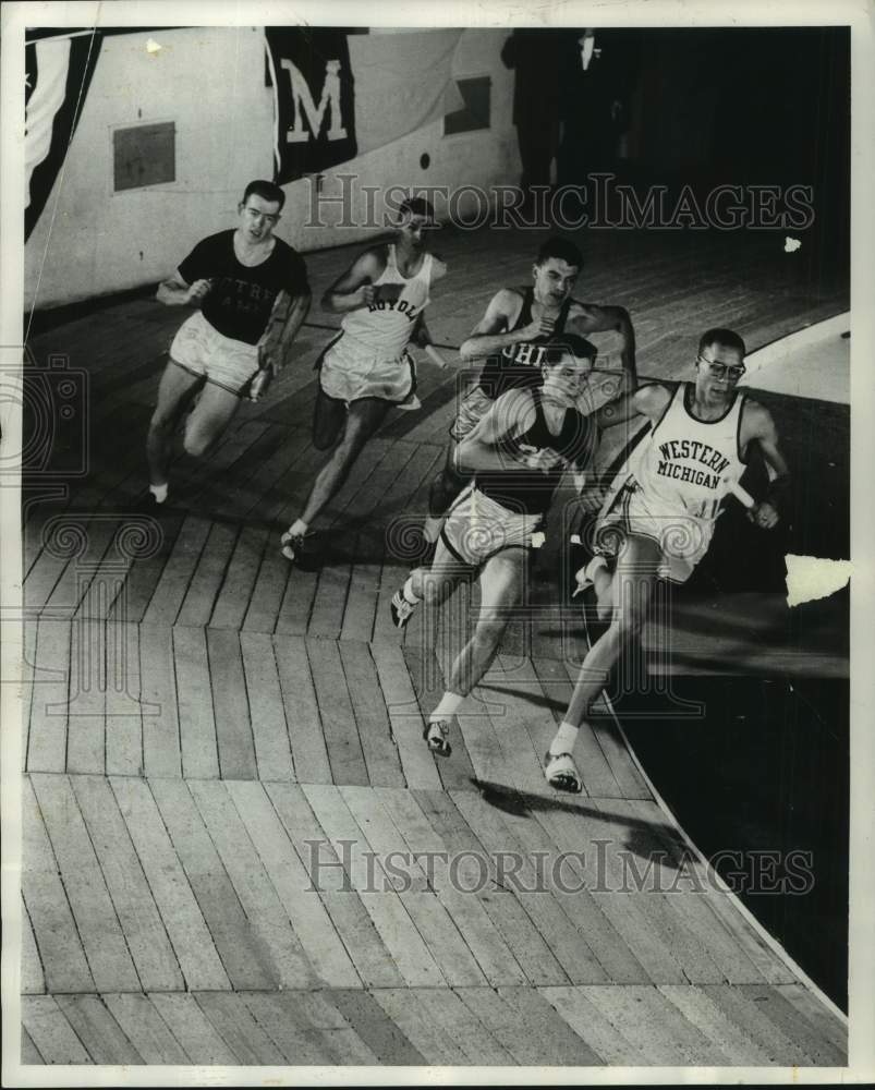 1957 Runners at the Milwaukee Journal Track Meet - Historic Images