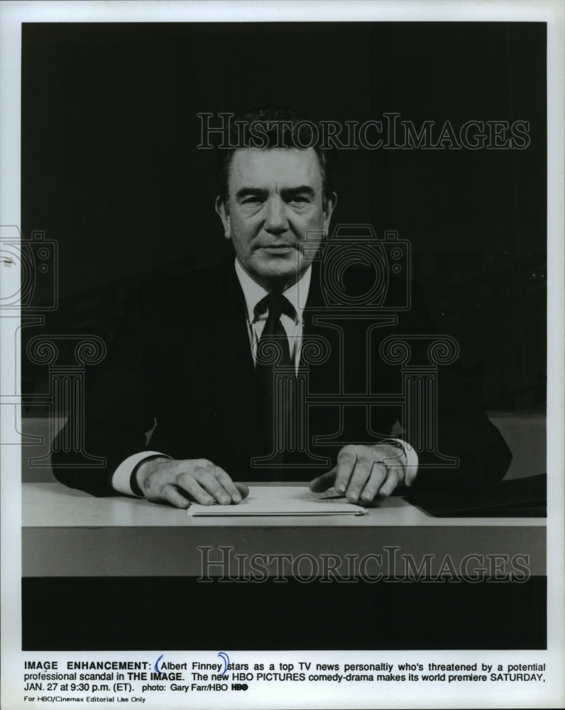 Press Photo United States Actor Albert Finney stars in HBO's "The Image" - Historic Images