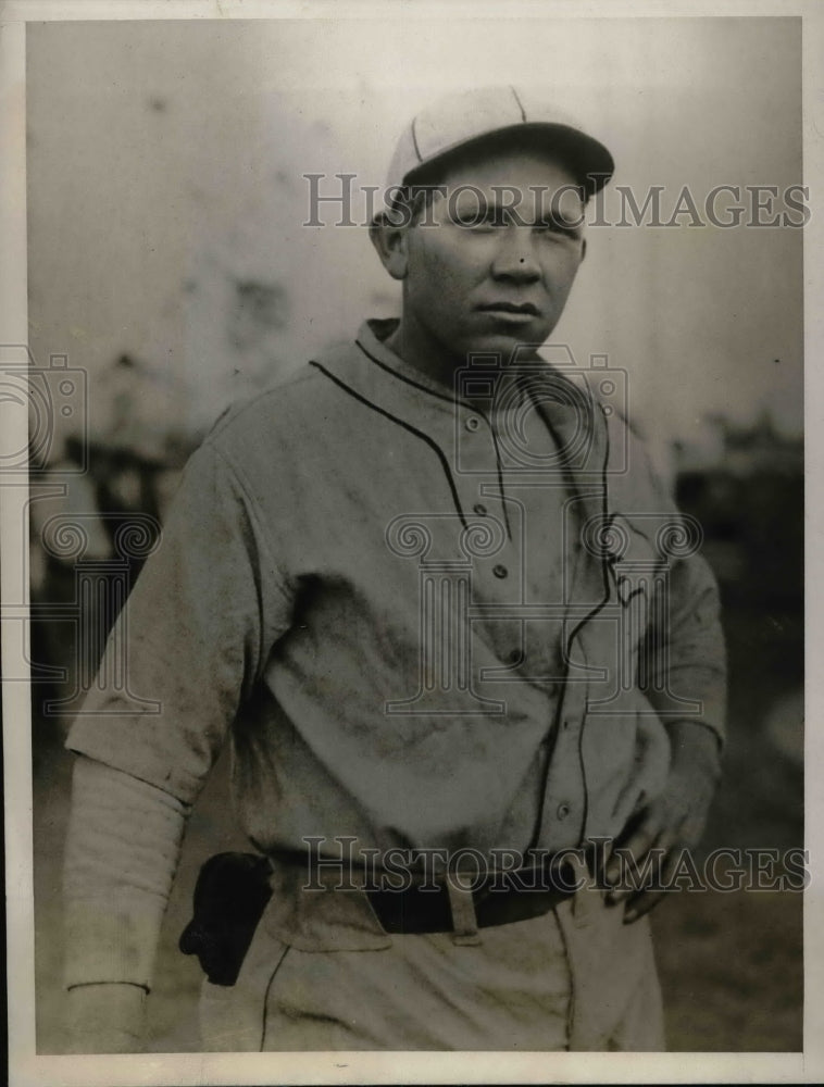 1928 Press Photo Miller Harris, Philadelphia Athletics - Historic Images