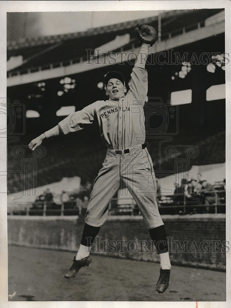 1932 University of Pennsylvania 1st baseman Sunny Martens - Historic Images