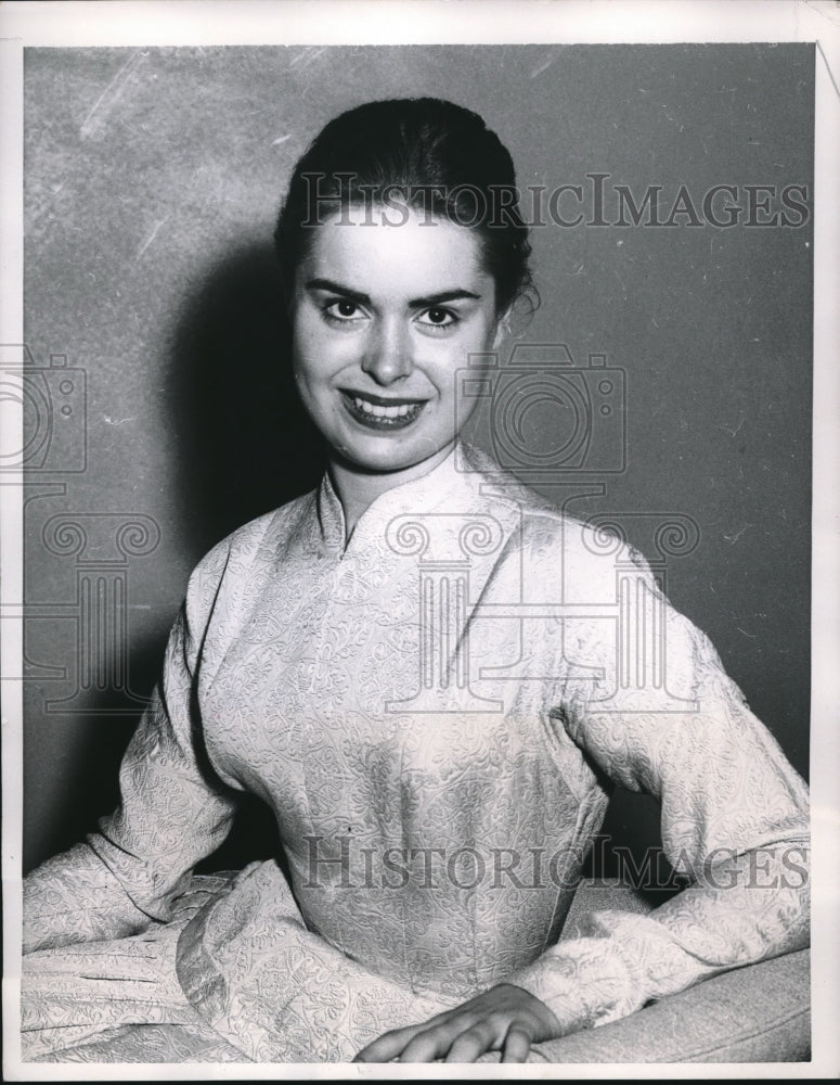 1957 Press Photo Judy Anthony, Queen of Track & Field Kansas University-Historic Images