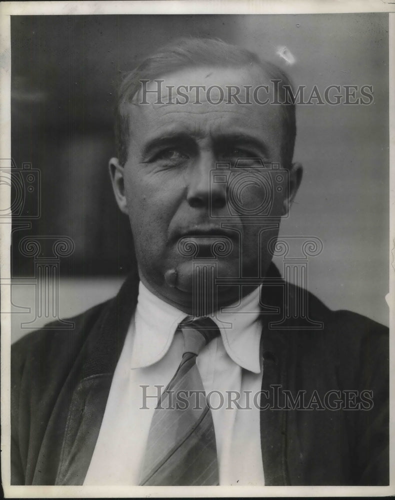 1938 Press Photo Bill Osborne, friend of Gene Tunney - Historic Images
