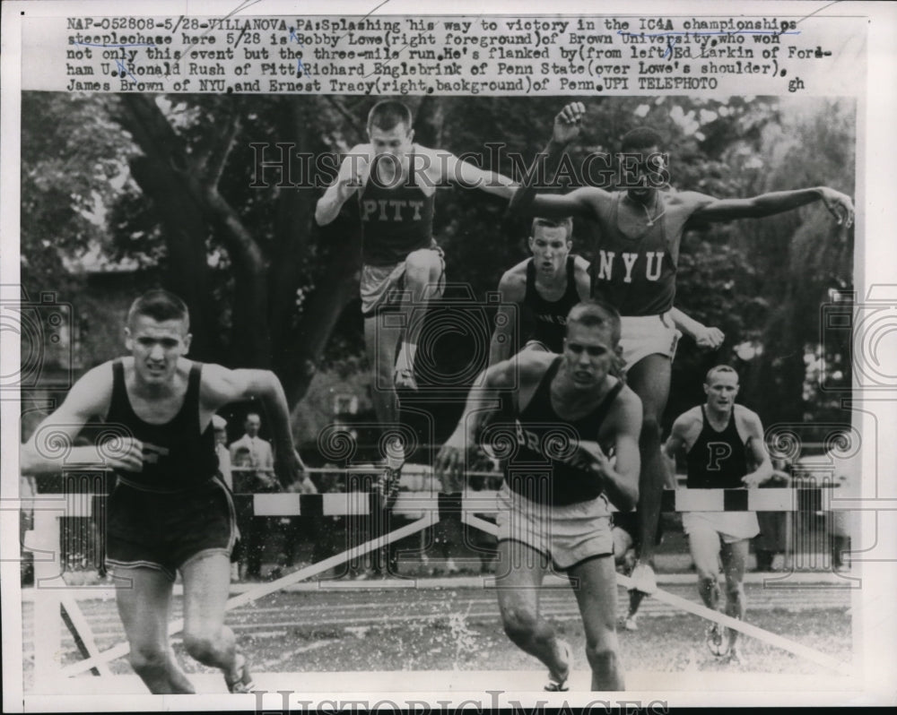 1960 Press Photo At the ICCA Championships, Bobby Lowe is taking the lead - Historic Images