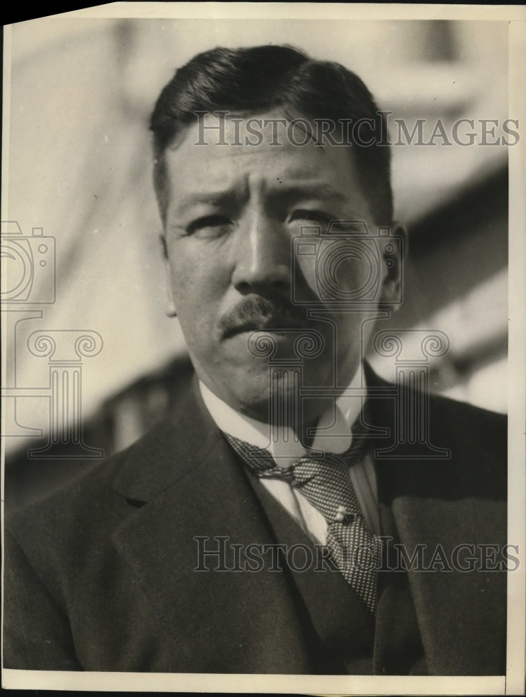 1923 Press Photo Baron Seizo Yabuki Japanese Peer in San Francisco - Historic Images