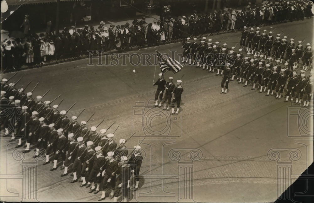 1918 Press Photo New York US Navy Parade NYC - neny22998-Historic Images