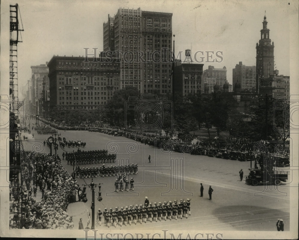 1925 NEW YORK AVENUE OF STATES PARADE FOR DELEGATES NYC-Historic Images