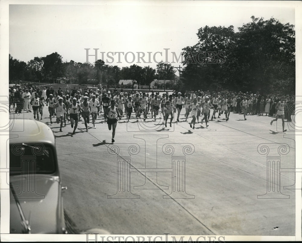 1935 Press Photo National AAA marathon at Washington DC - nes16894 - Historic Images
