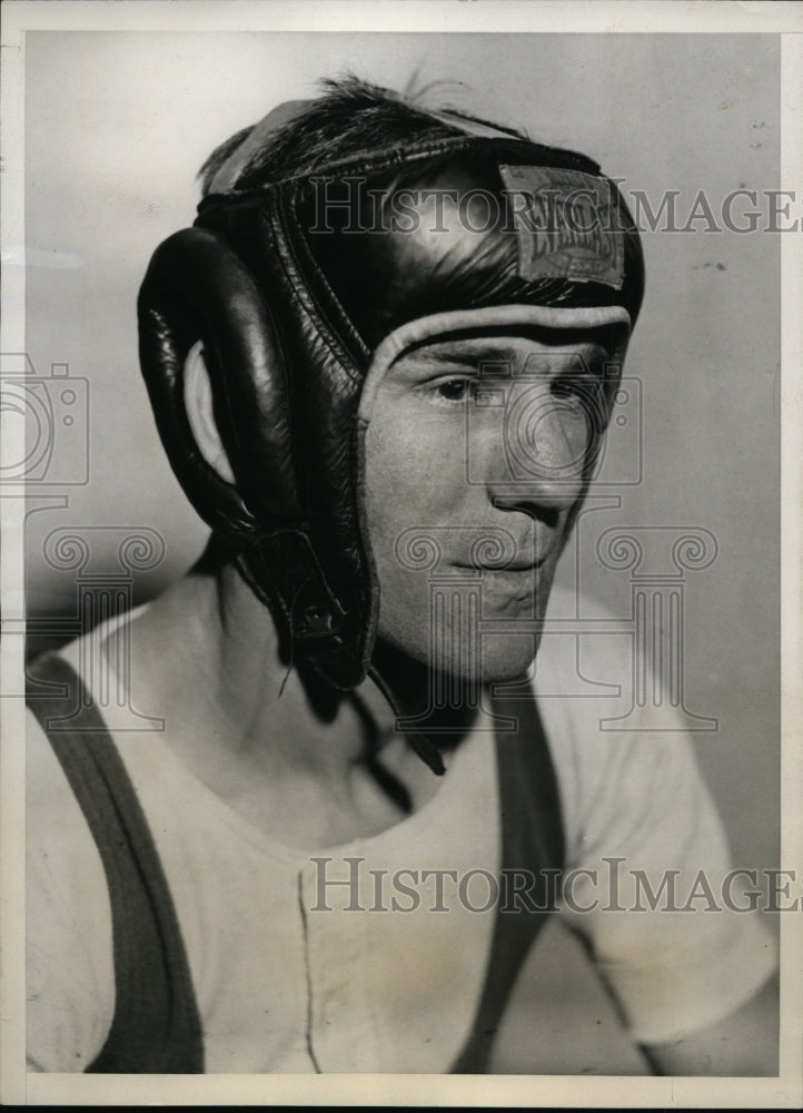 1933 Press Photo Seaman Watson featherweight for bout vs Kid Chocolate- Historic Images