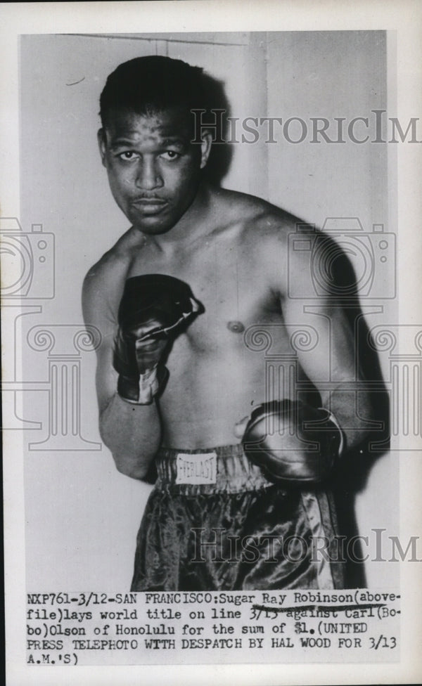 Magazine SPORT Février 1952 - Sugar Ray Robinson - Boxe Vintage