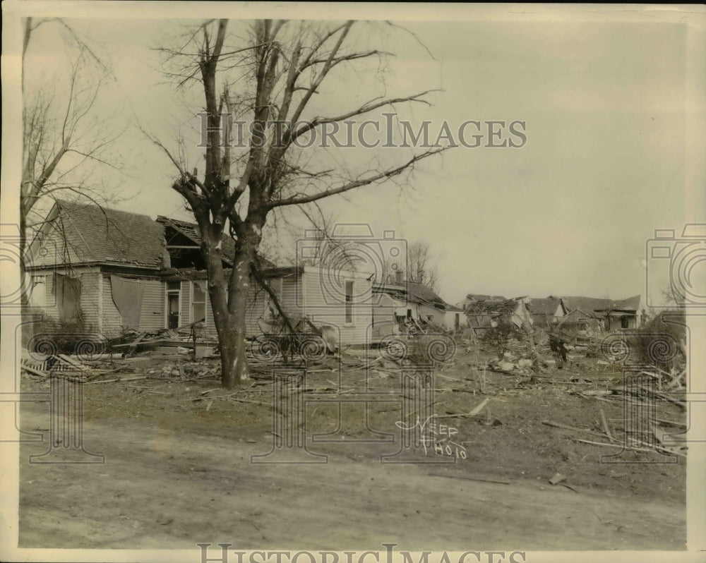1927 Press Photo Buffalo Hart Ill destroyed by a tornado - Historic Images