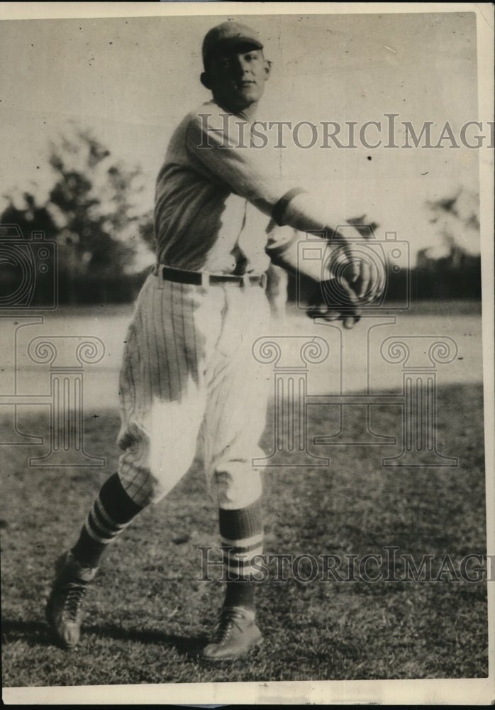 1926 Press Photo Stanford baseball's John Sobieski, descendant of Count Sobieski - Historic Images