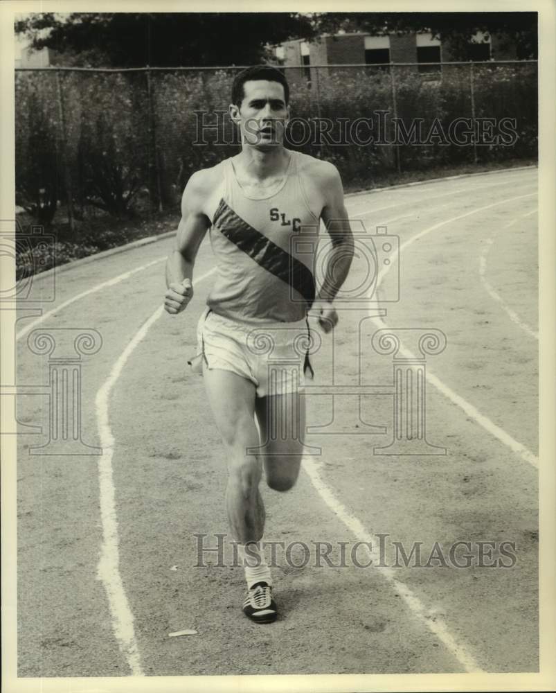 Press Photo Southeastern Louisiana college track athlete Gene Harrell- Historic Images