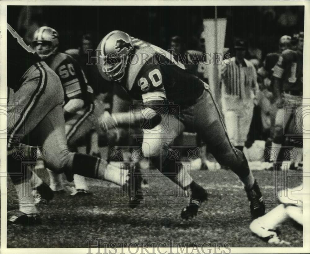 1973 Press Photo Detroit Lions football player Orvis - nos27062- Historic Images