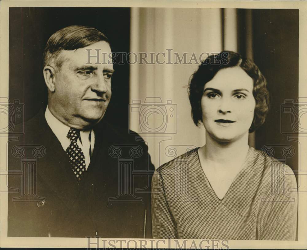 1928 Press Photo John Lee Mahin and his first wife. - nox33095-Historic Images
