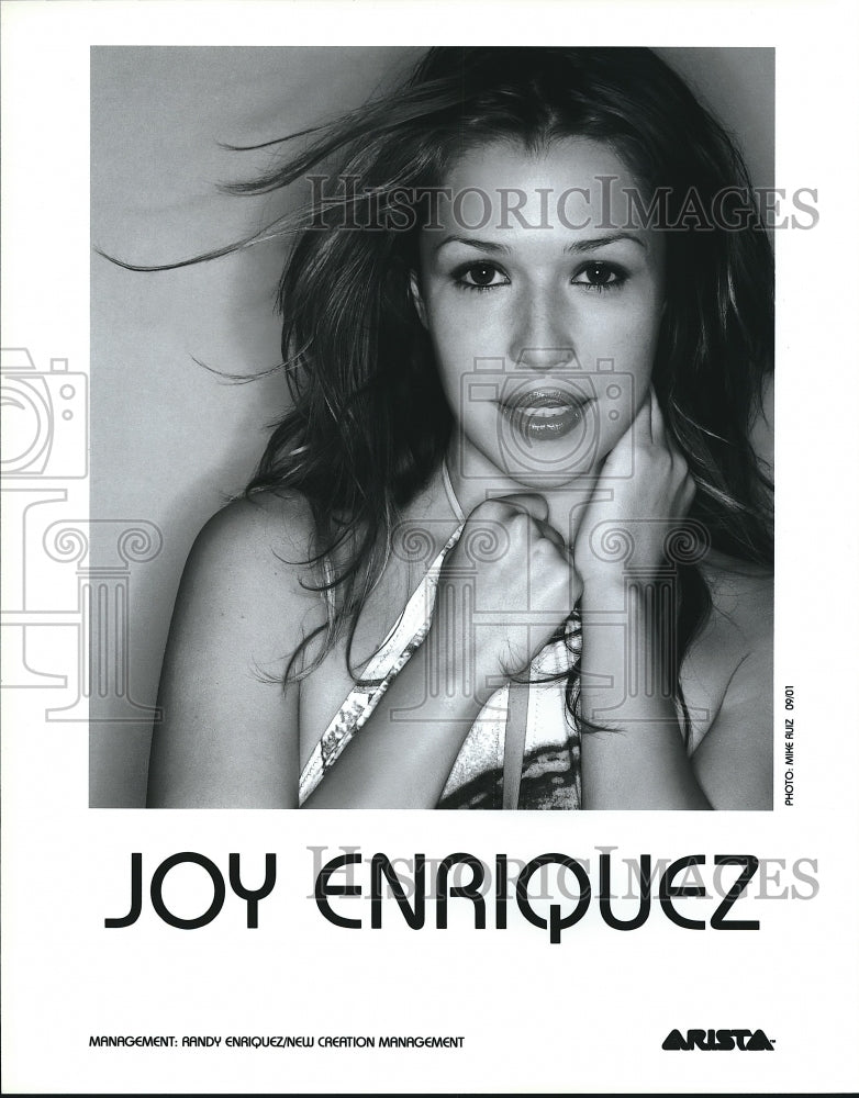 Press Photo Joy Enriquez is an American singer and actress - Historic Images