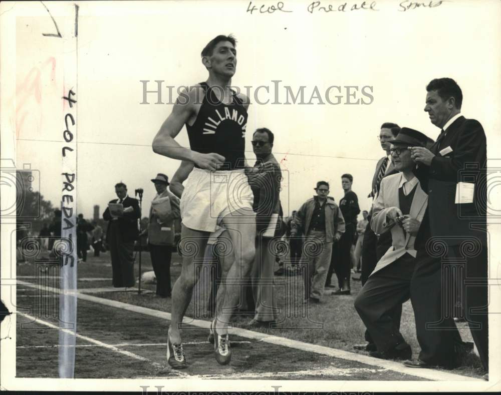 1957 Press Photo Runner Ron Delaney at Randall Island Final - pis02377- Historic Images