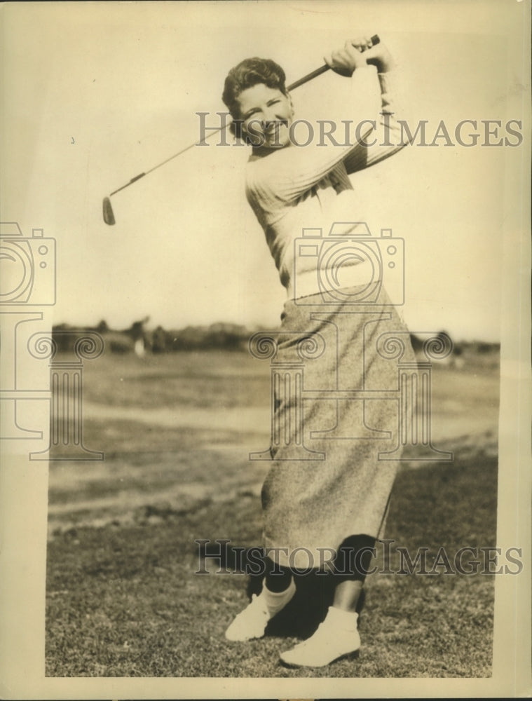 1935 Press Photo Lucille Robinson, South Atlantic Women's Golf - sba02067-Historic Images