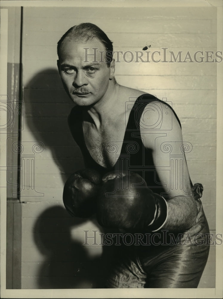 1931 Press Photo &quot;Desperate&quot; Desmond Jeans, Light Heavyweight Amateur Boxer - Historic Images