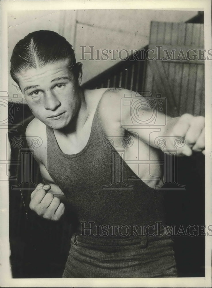 1930 Press Photo prize fighter Bobby LaSalle - Historic Images