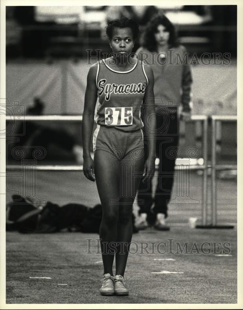 Press Photo Sharon Daniels, Syracuse University Track Team - sys05777 - Historic Images