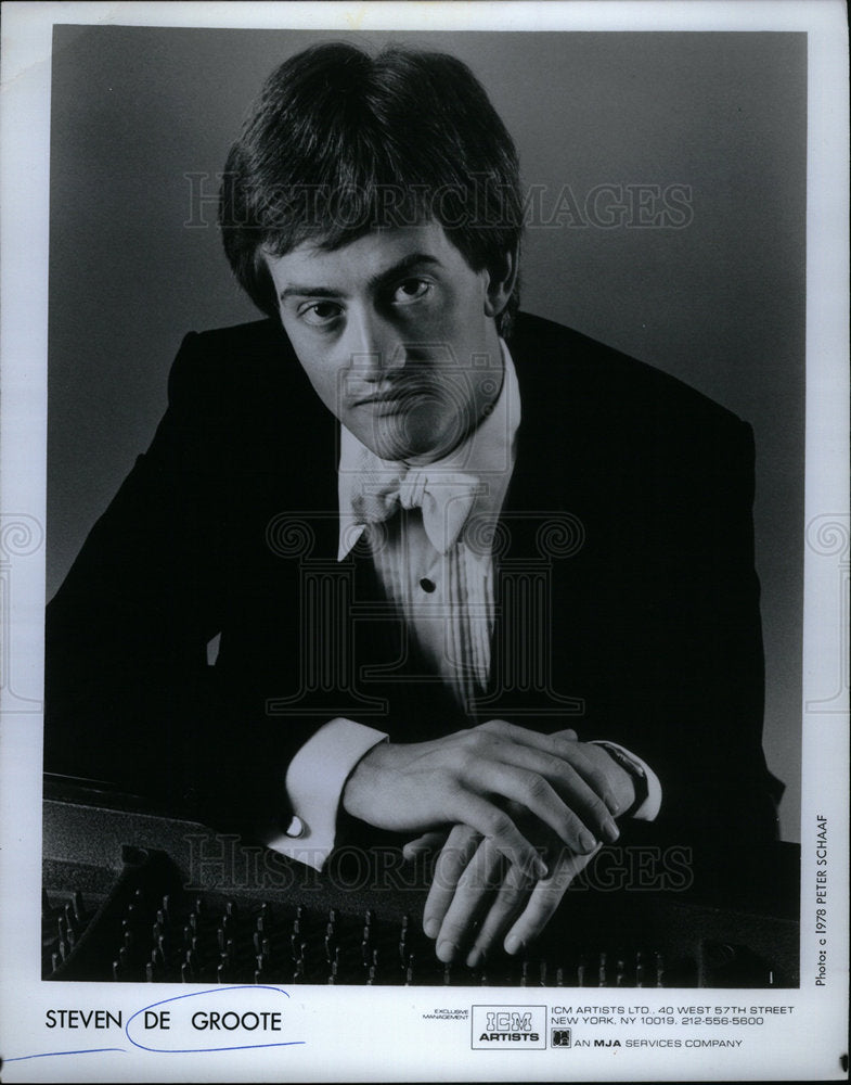 1979 Press Photo Steven De Groote classical pianist - DFPD13585- Historic Images