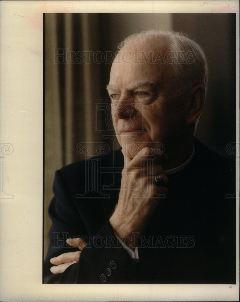 1988 Press Photo John Dearden Cardinal Catholic Church - DFPD14039- Historic Images