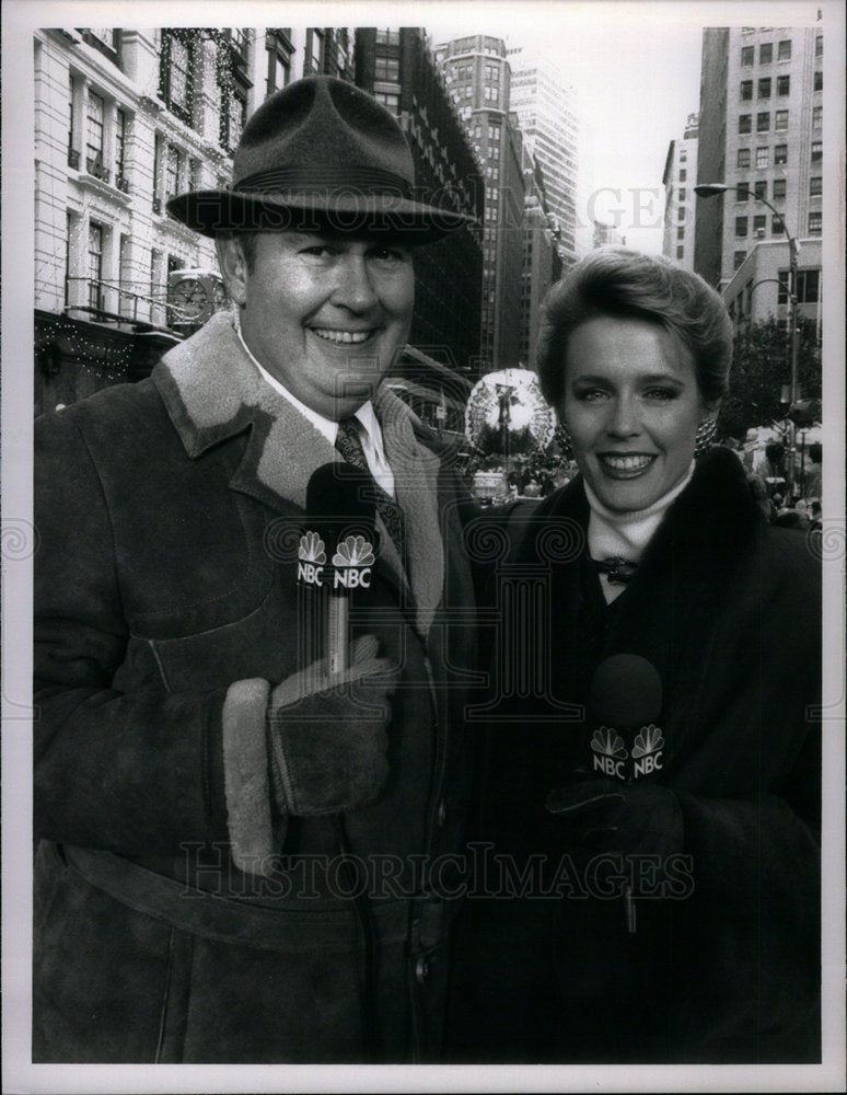 1995 Press Photo Willard Scott and Deborah Norville NBC - DFPD14577- Historic Images