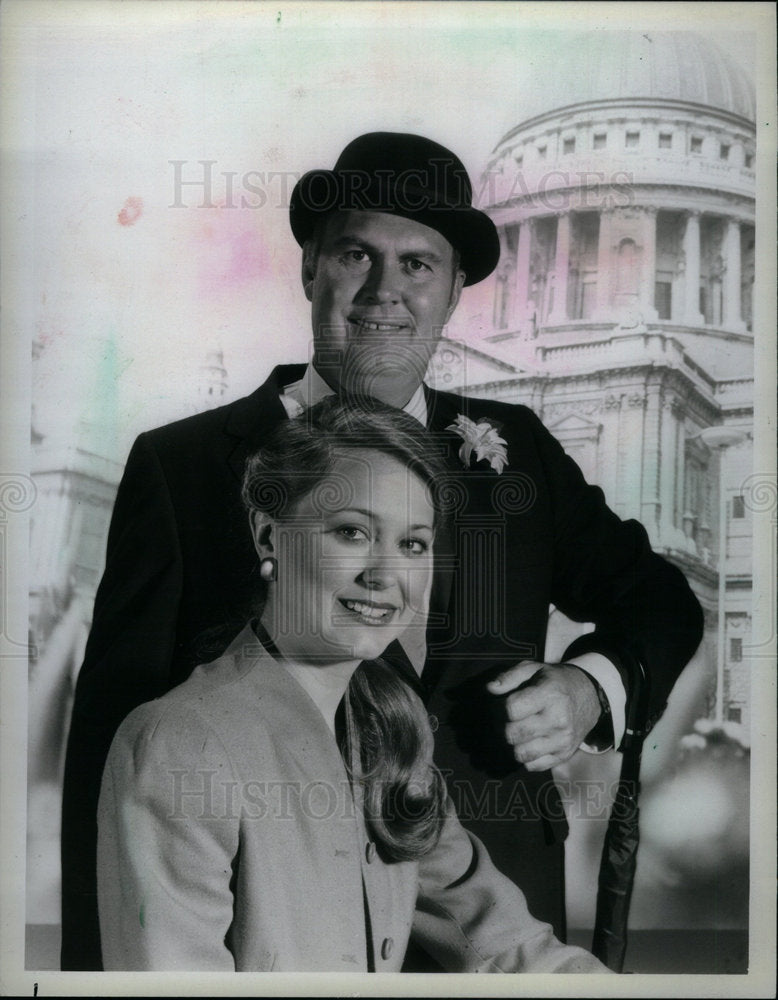1987 Press Photo Jane Pauley and Willard Scott - DFPD14583- Historic Images