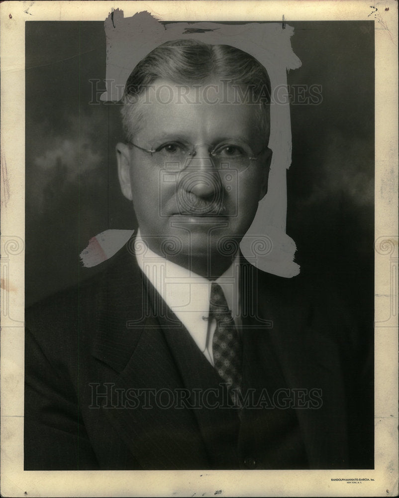 1941 Press Photo Dr. John L. Seaton president Albion - DFPD15037- Historic Images