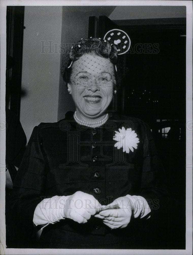 1958 Press Photo Mrs. John P. Mansfield - DFPD15531- Historic Images