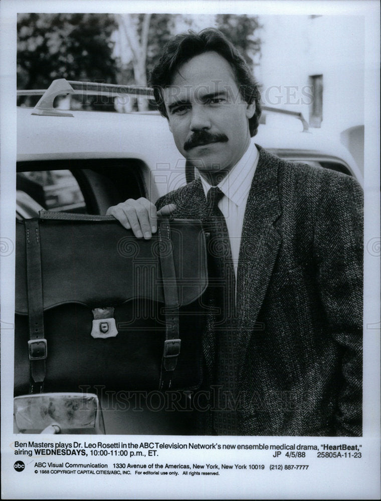 1988 Press Photo Ben Masters actor Heartbeat ABC TV - DFPD16413- Historic Images